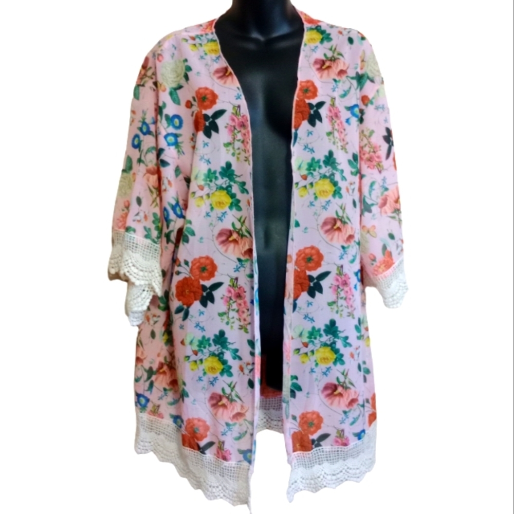 The Garden Collection by Kari Jobe Women's Floral Kimono